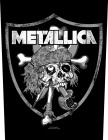 nášivka na záda Metallica - Riders Skull