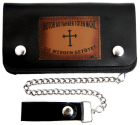 motorkářská peněženka Motorrad fahrer s křížem