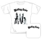 bílé dámské triko Mötley Crüe - band