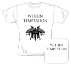 bílé dámské triko Within Temptation