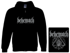 mikina s kapucí a zipem Behemoth - Logo
