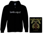 mikina s kapucí a zipem Lamb Of God - Wrath