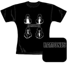 dámské triko Ramones - Skulls