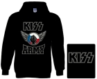 mikina s kapucí Kiss - Army CZ