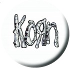 placka, odznak Korn - white logo