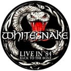 placka, odznak Whitesnake - Live 84