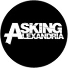 placka, odznak Asking Alexandria - Logo
