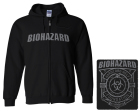 mikina s kapucí a zipem Biohazard - Hardcore Help Foundation