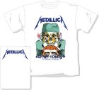 bílé triko Metallica - Crash Course In Brain Surgery