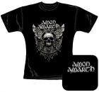 dámské triko Amon Amarth - skull and axes