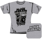 šedivé dámské triko Black Sabbath - Never Say Die