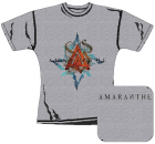 šedivé dámské triko Amaranthe - Logo II