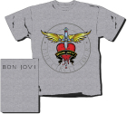 šedivé pánské triko Bon Jovi - The Circle Tour