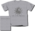 šedivé pánské triko In Flames - Logo