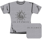 šedivé dámské triko In Flames - Logo