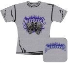 šedivé dámské triko Hatebreed - Skulls