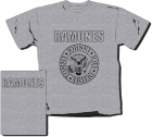 šedivé pánské triko Ramones - Logo