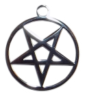 přívěsek z oceli Pentagram