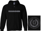 mikina s kapucí a zipem Rammstein - Circular Logo