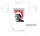 bílé dámské triko The Exploited - Mohican Skull