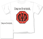 bílé triko Dream Theater - Logo