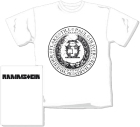 bílé triko Rammstein - Circular Logo