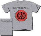 šedivé pánské triko Dream Theater - Logo