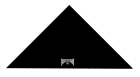 velký trojcípý šátek Rammstein - logo III