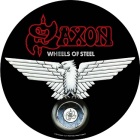 placka, odznak Saxon - Wheels Of Steel