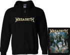 mikina s kapucí a zipem Megadeth II