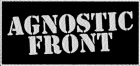 nášivka Agnostic Front - logo