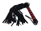 bič 35 Tails Suede Whip Black Red