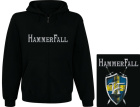 mikina s kapucí a zipem Hammerfall - Shield