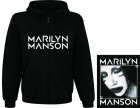 mikina s kapucí a zipem Marilyn Manson - head II