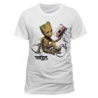 bílé triko Marvel Guardians of the Galaxy Vol.2 Groot & Tape
