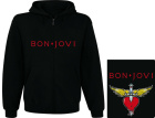 mikina s kapucí a zipem Bon Jovi