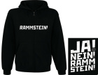 mikina s kapucí a zipem Rammstein - Ja! Nein! Rammstein!