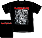 pánské triko Iron Maiden - Eddie Faces