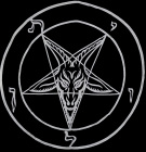 klasický šátek Baphomet