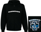 mikina s kapucí a zipem Rammstein - chain logo