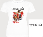 bílé dámské triko The Exploited - Cross