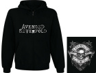 mikina s kapucí a zipem Avenged Sevenfold - Skull