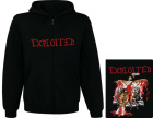 mikina s kapucí a zipem The Exploited - Cross