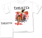 bílé triko The Exploited - Cross