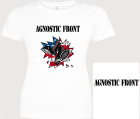 bílé dámské triko Agnostic Front - Live At CBGB