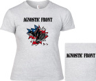 šedivé dámské triko Agnostic Front - Live At CBGB