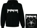 mikina s kapucí a zipem Pentagram - Relentless