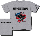 šedivé pánské triko Agnostic Front - Live At CBGB
