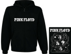 mikina s kapucí a zipem Pink Floyd II