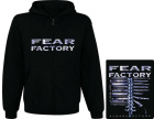 mikina s kapucí a zipem Fear Factory - Demanufacture